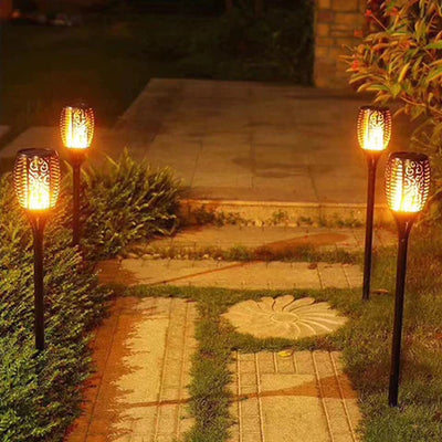 Torches de Jardin Solaires LED | Éclairage Extérieur Étanche IP65