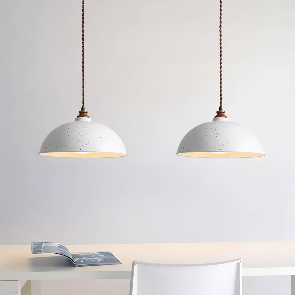 LineaForge - Luminaires Suspendus Modernes | Éclairage en fer forgé blanc à hauteur réglable
