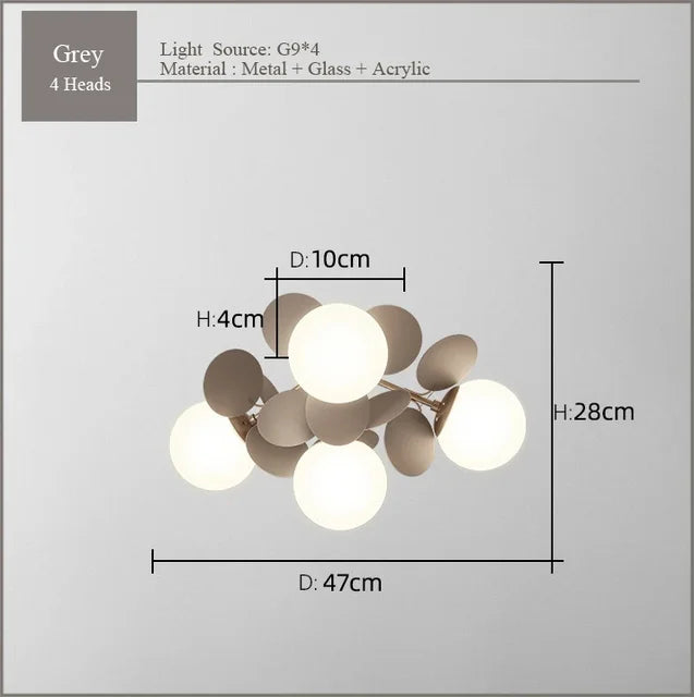 LuxeLineage - Lustre de plafond moderne
