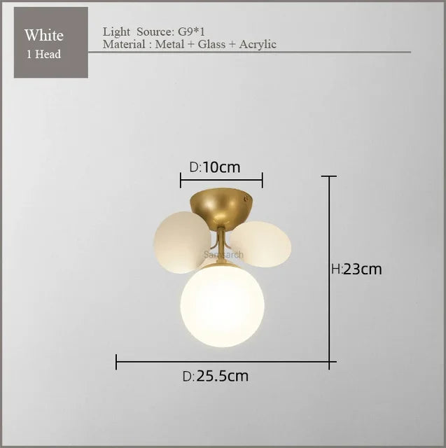 LuxeLineage - Lustre de plafond moderne