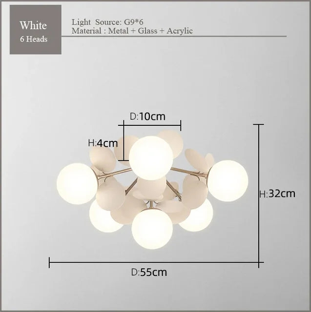 LuxeLineage - Lustre de plafond moderne