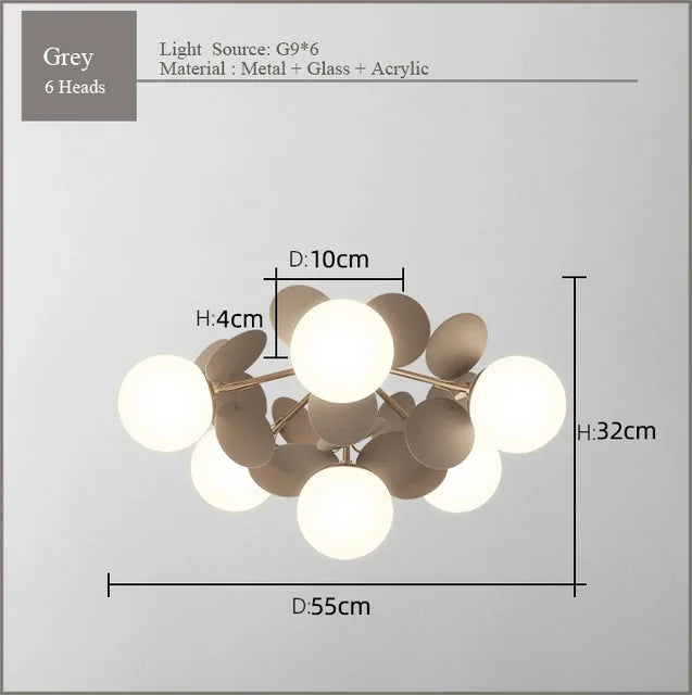LuxeLineage - Lustre de plafond moderne