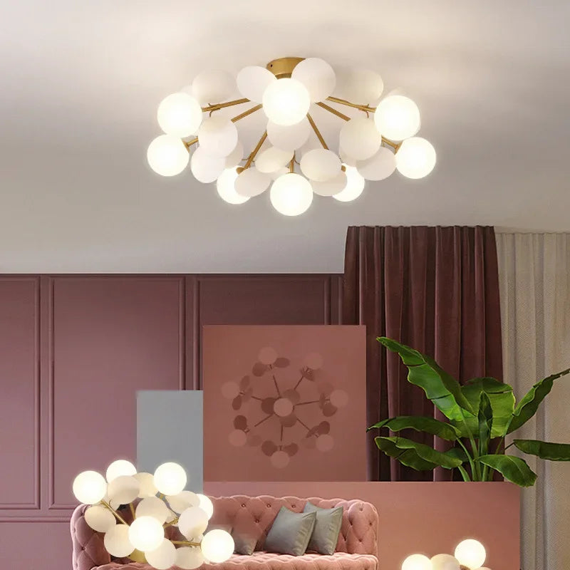 LuxeLineage - Lustre de plafond moderne