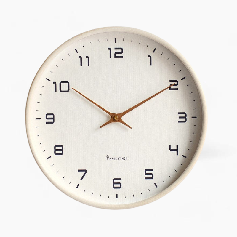 Horloge murale en bois - Simplicité scandinave | Design intemporel et beauté naturelle
