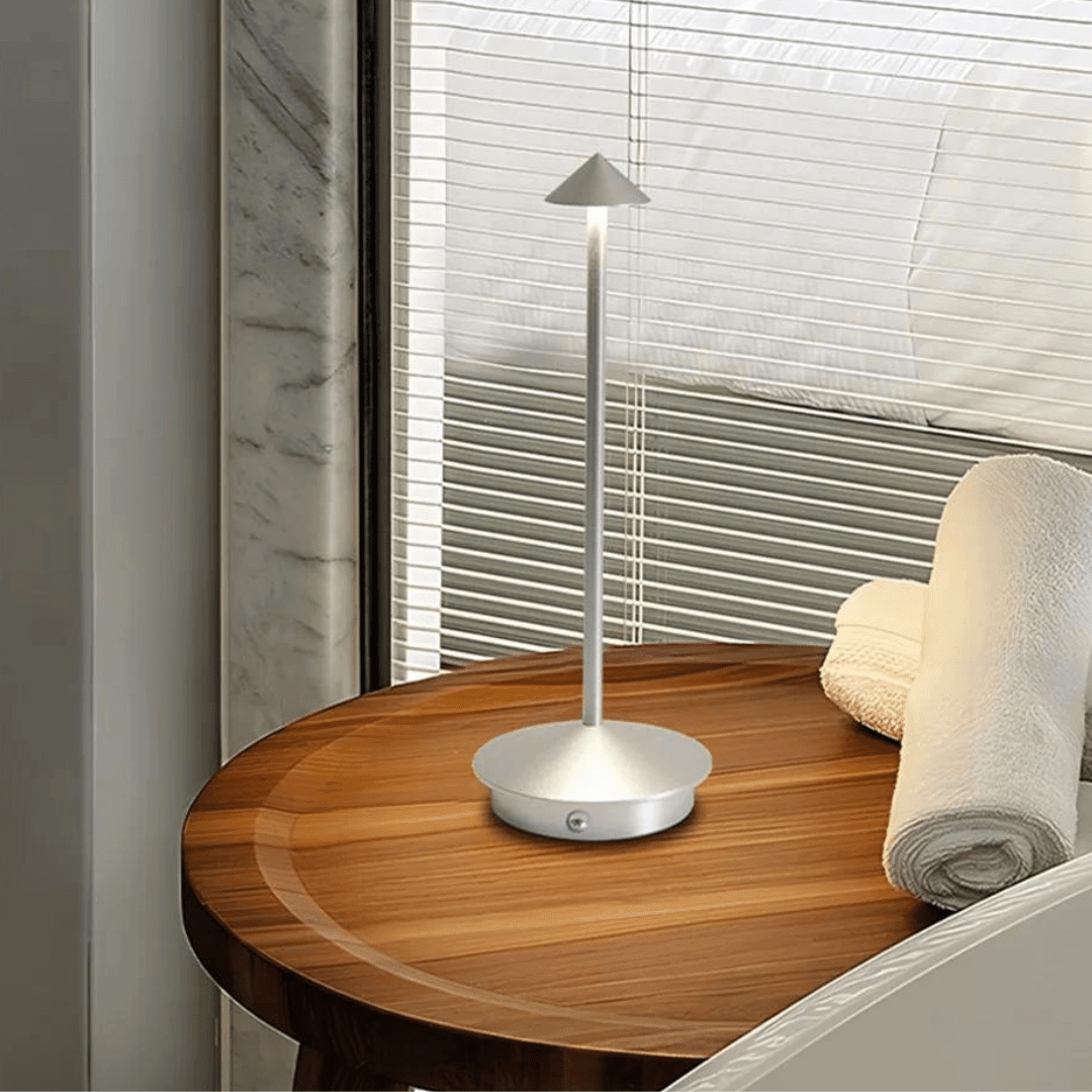Lampe de table sans fil | Design moderne, rechargeable, éclairage élégant