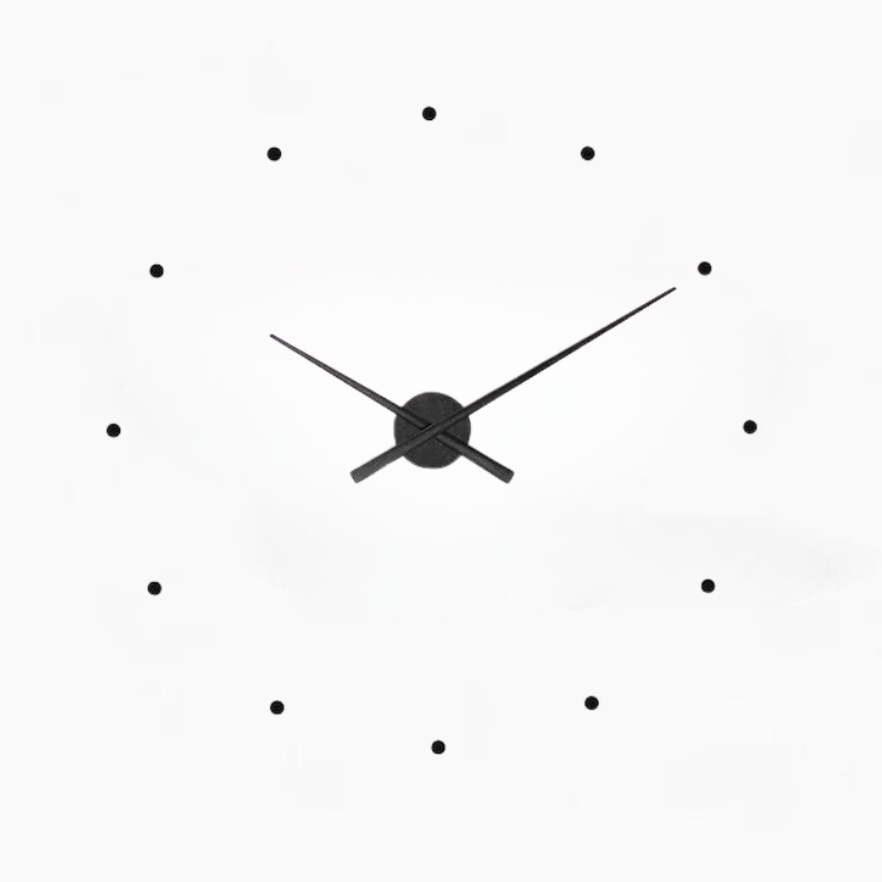 Horloge Murale Moderne - Simplicité Épurée | Une pièce maîtresse pour un style de vie contemporain