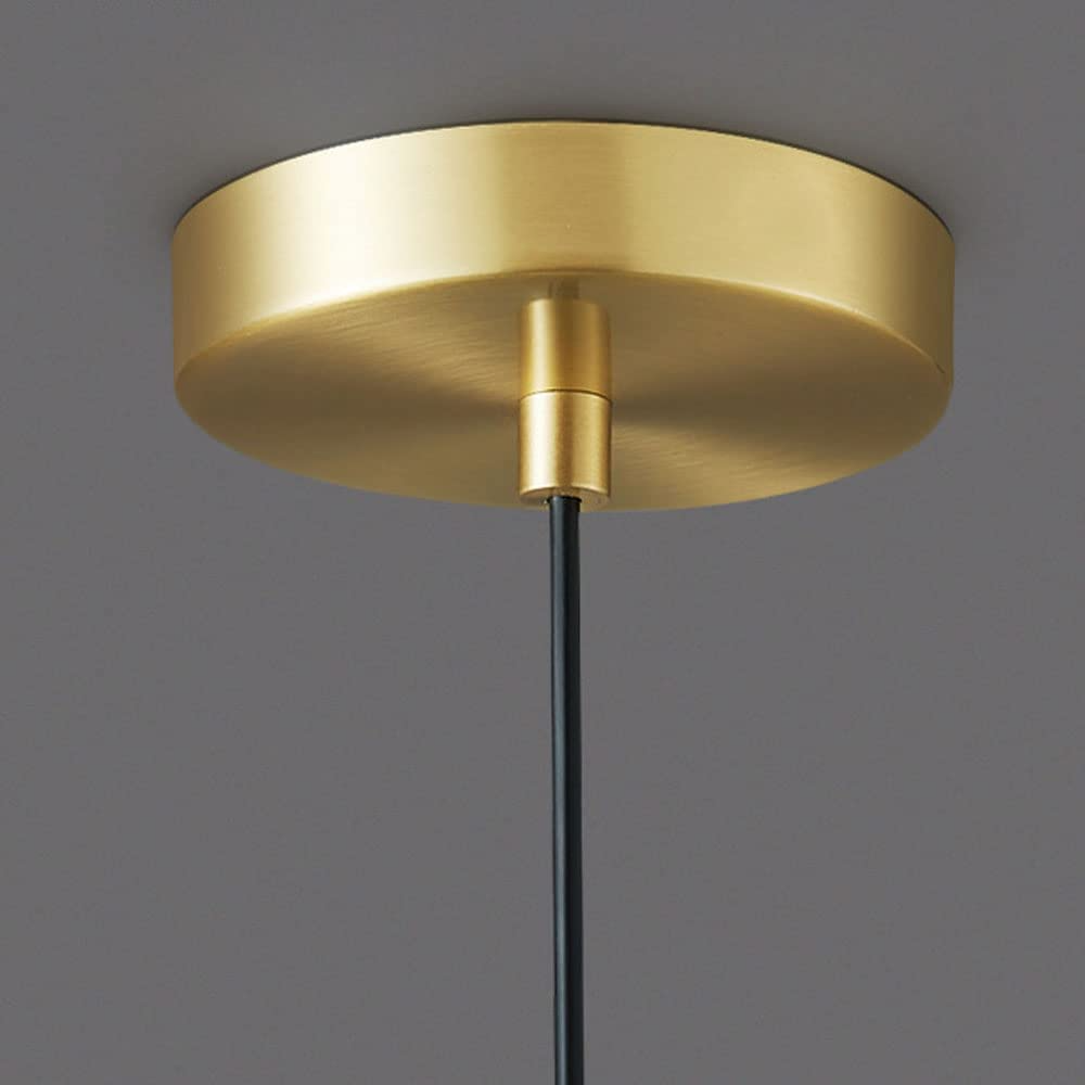 Suspension Nordique Moderne | Design en Fer et Verre Réglable