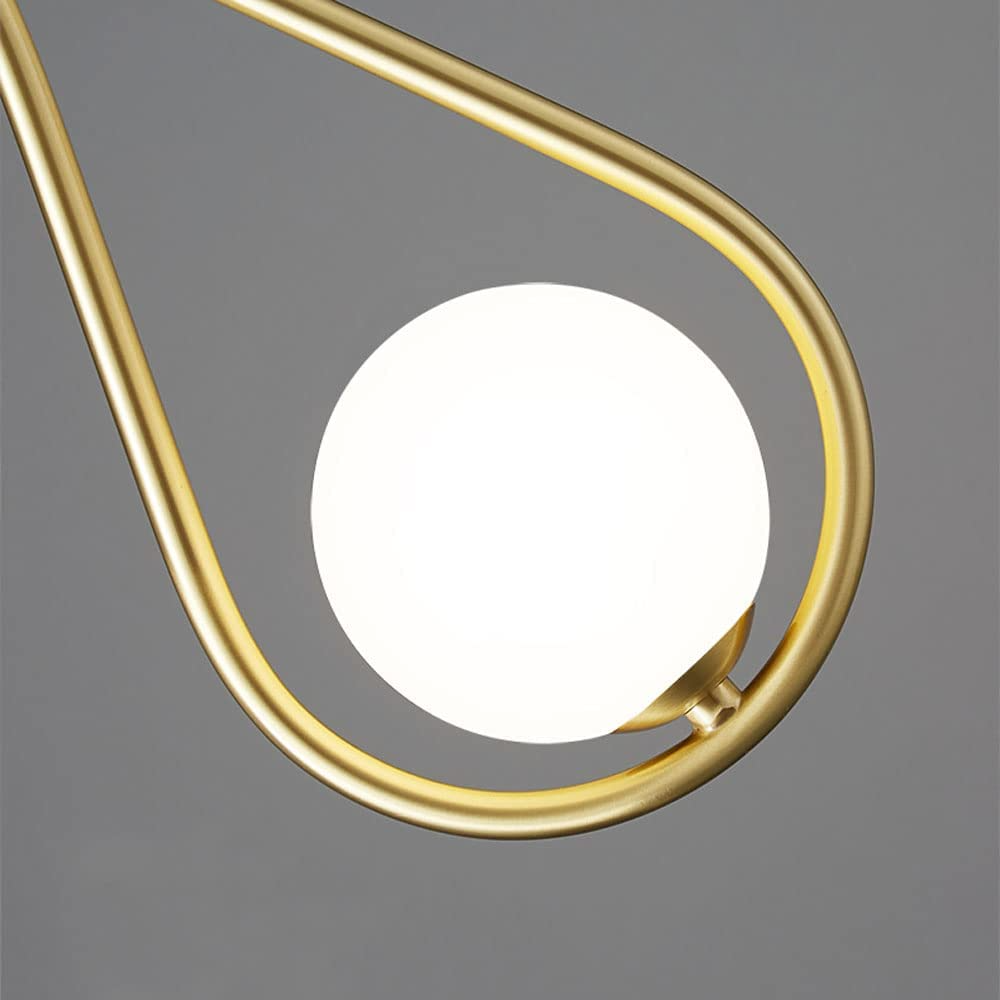 Suspension Nordique Moderne | Design en Fer et Verre Réglable