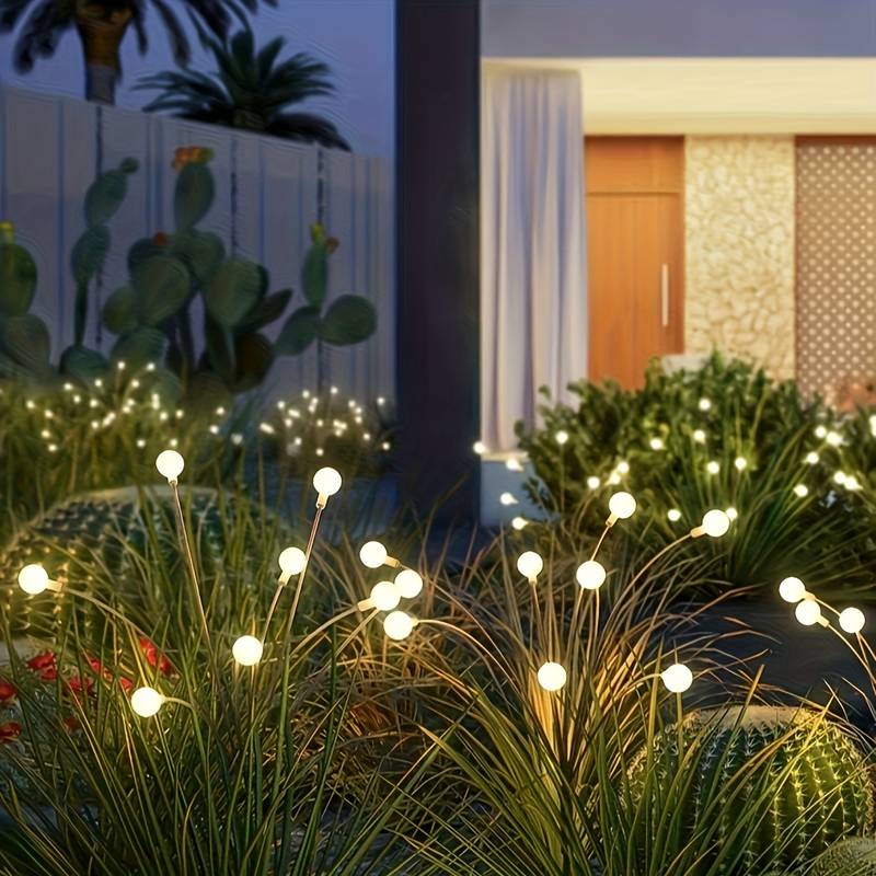 Lucioles solaires sans fil - Éclairage automatique, écologique, étanche IP65