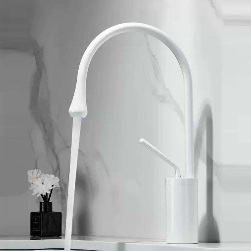 Robinet de lavabo de salle de bain style goutte | Design moderne élégant et fonctionnalité