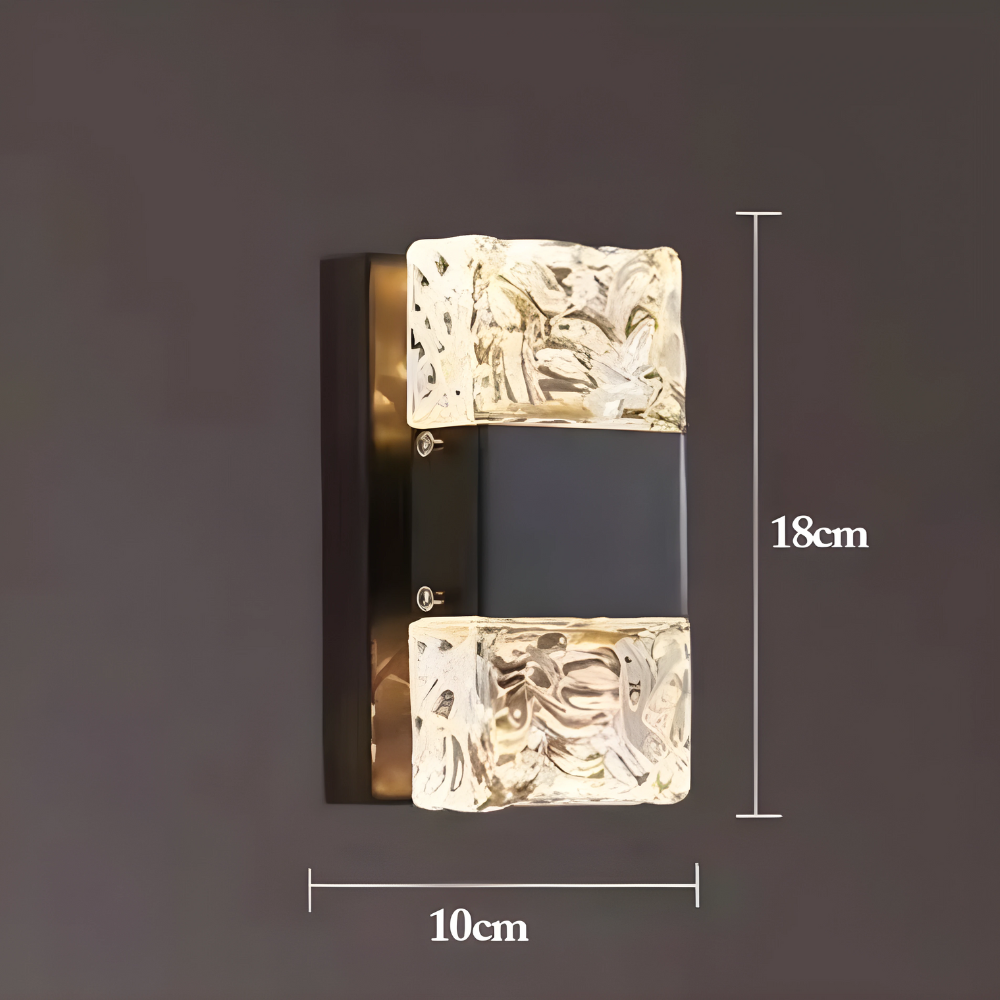 AuraCrystal - Applique murale en cristal design