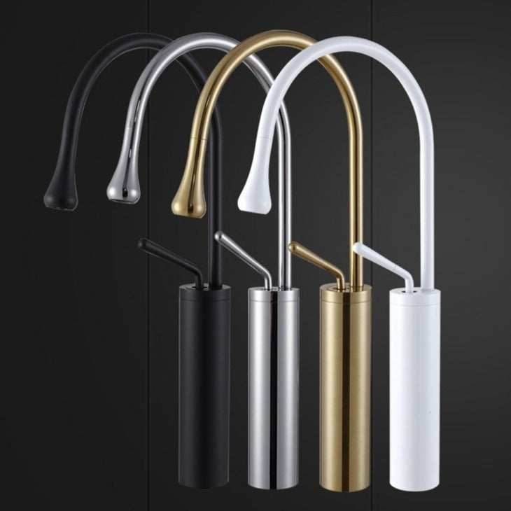 Robinet de lavabo de salle de bain style goutte | Design moderne élégant et fonctionnalité