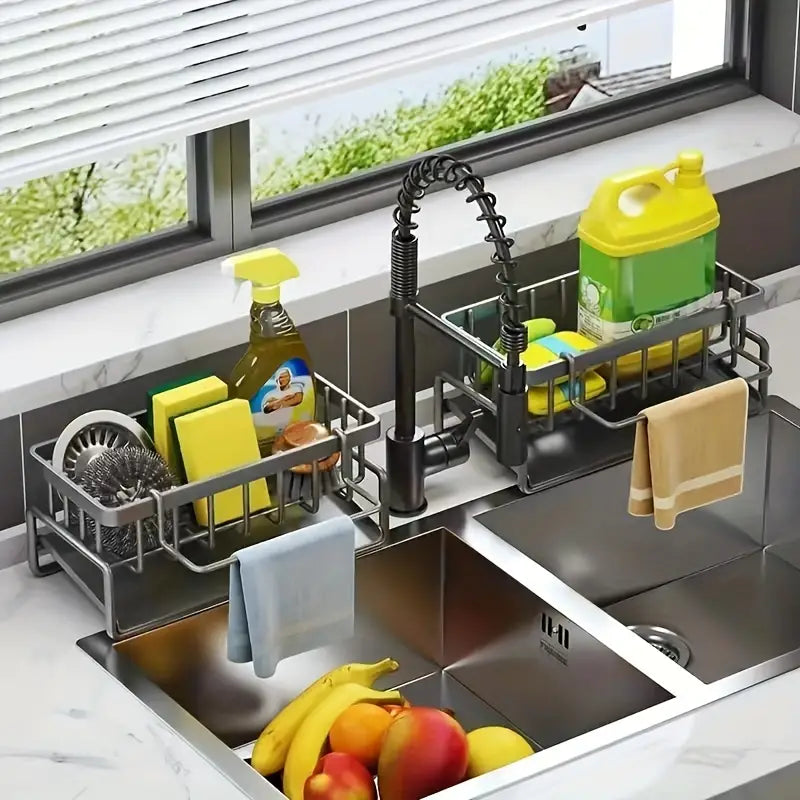 NeatSpace - Rack de Rangement pour Évier | Solution d'Organisation de Cuisine Économisant de l'Espace