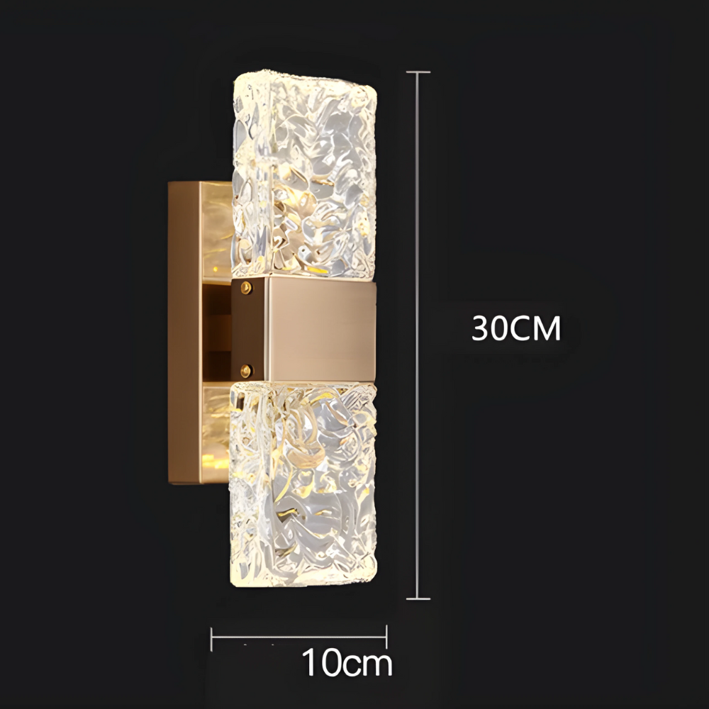 AuraCrystal - Applique murale en cristal design