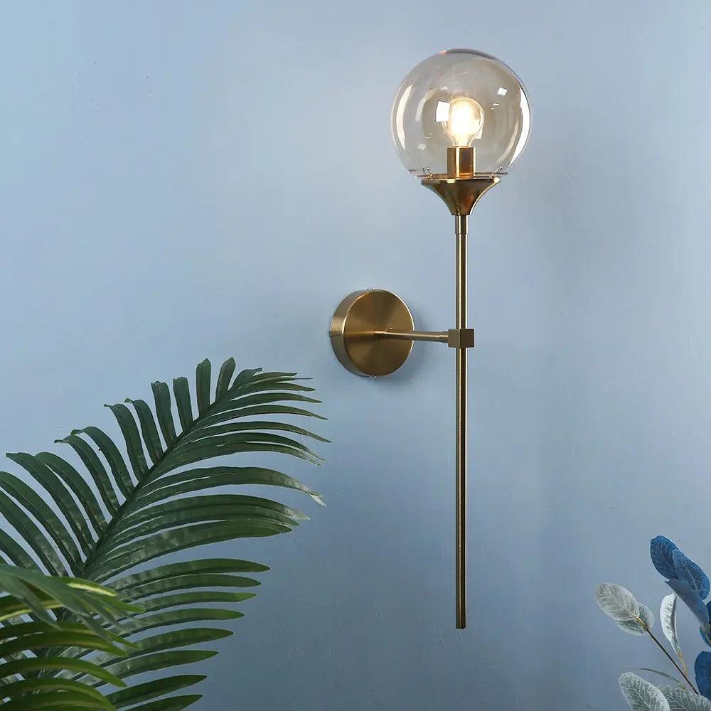 Applique murale en verre scandinave moderne | Design contemporain épuré