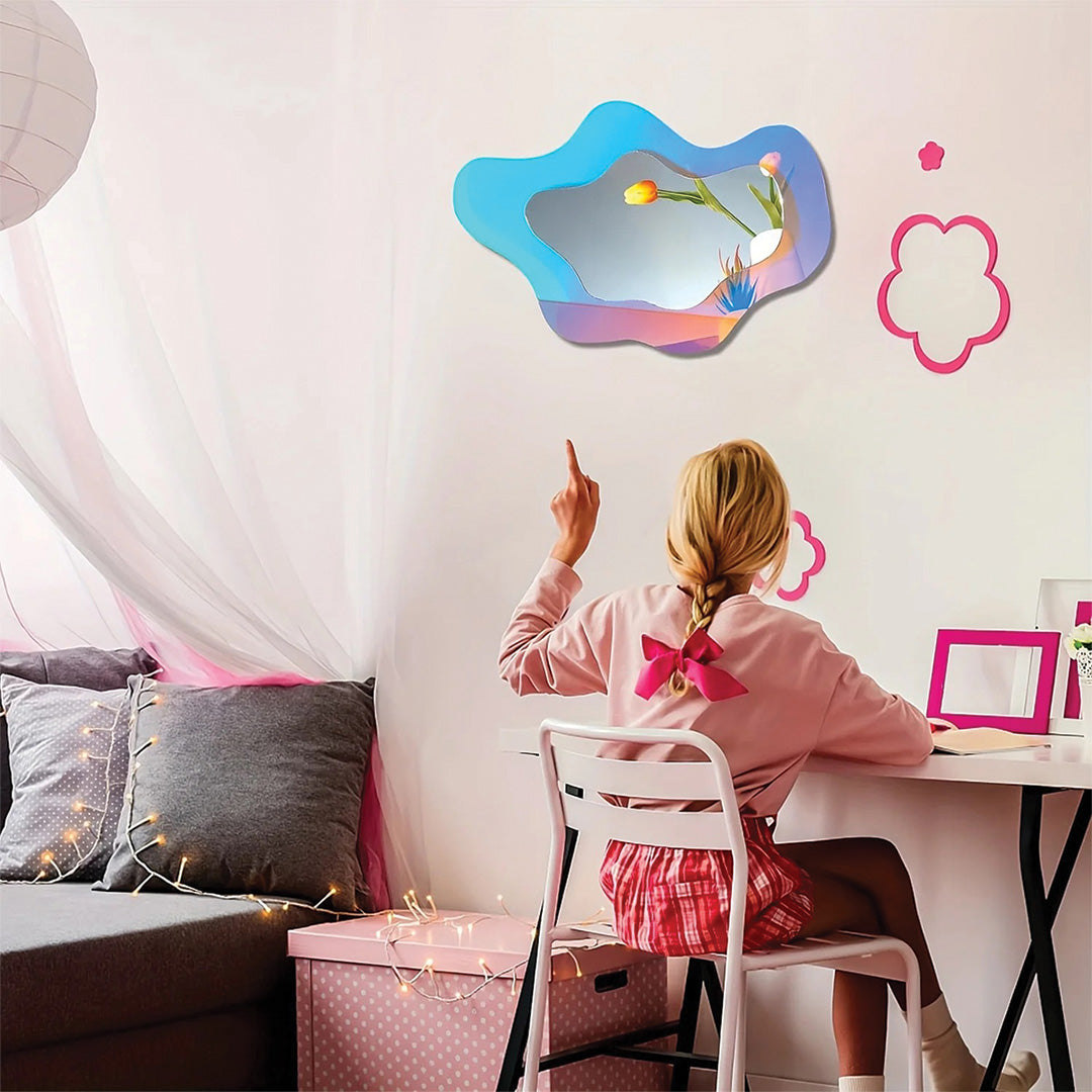 Miroir Astro Ondulé | Design Courbé Unique pour Décor Moderne