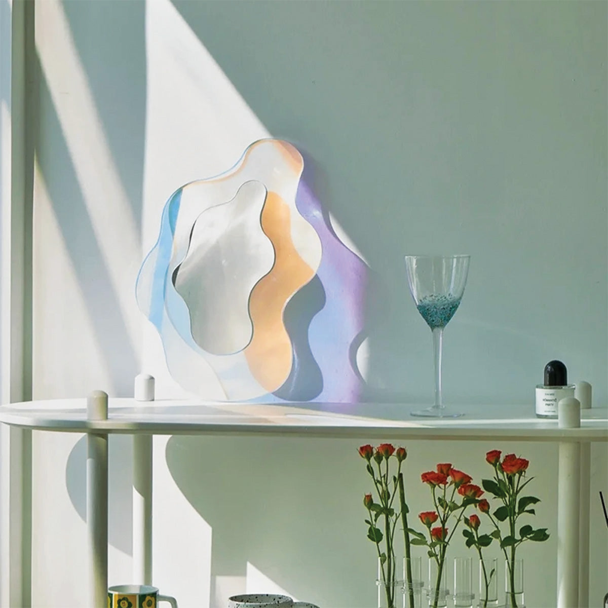 Miroir Astro Ondulé | Design Courbé Unique pour Décor Moderne