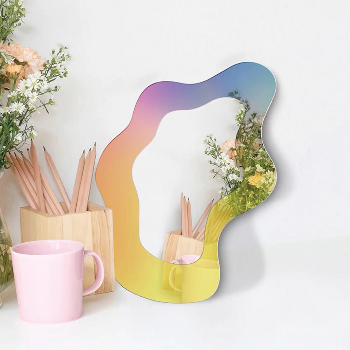 Miroir Astro Ondulé | Design Courbé Unique pour Décor Moderne