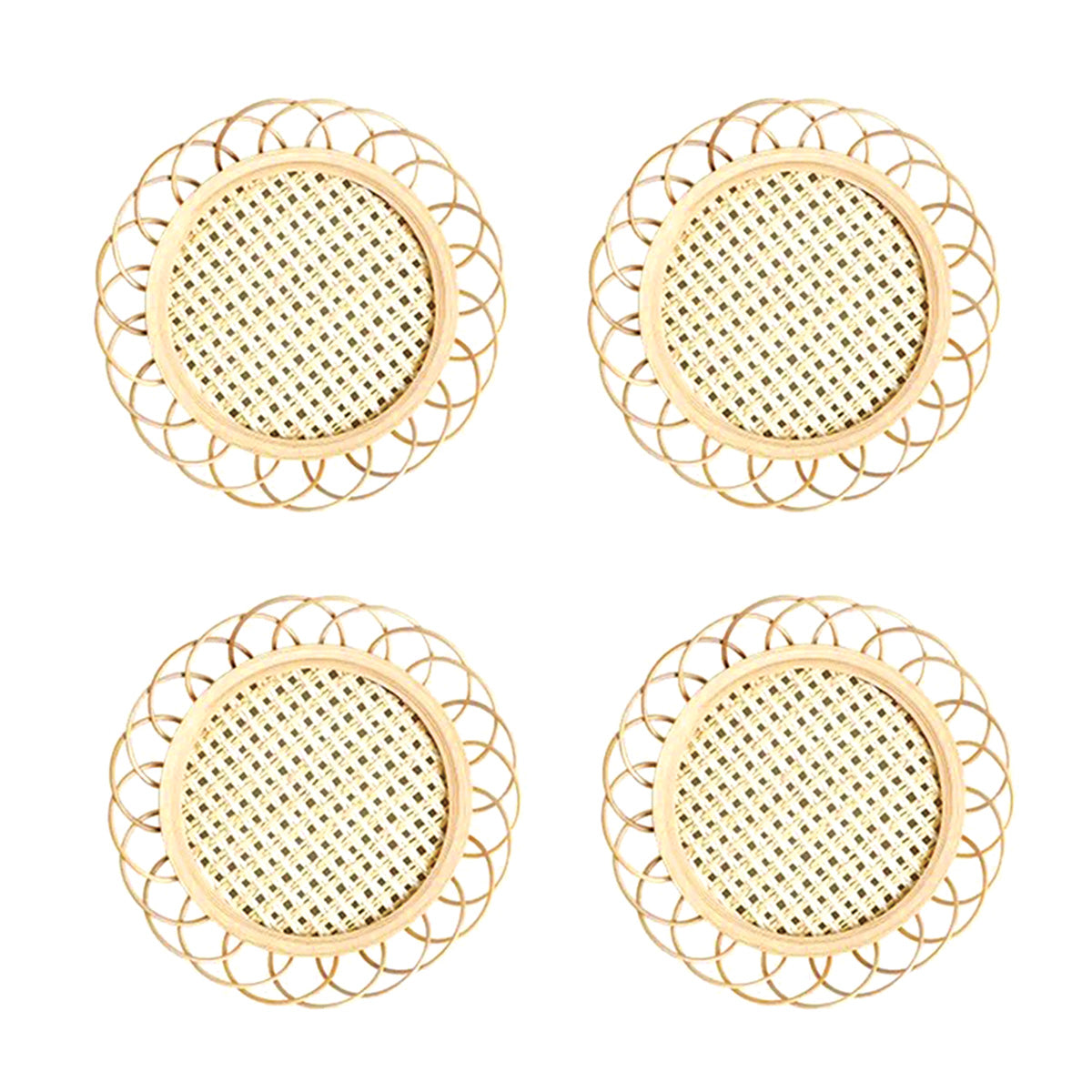 Set de dessous de verre en bambou | Tapis à boire modernes et de haute qualité