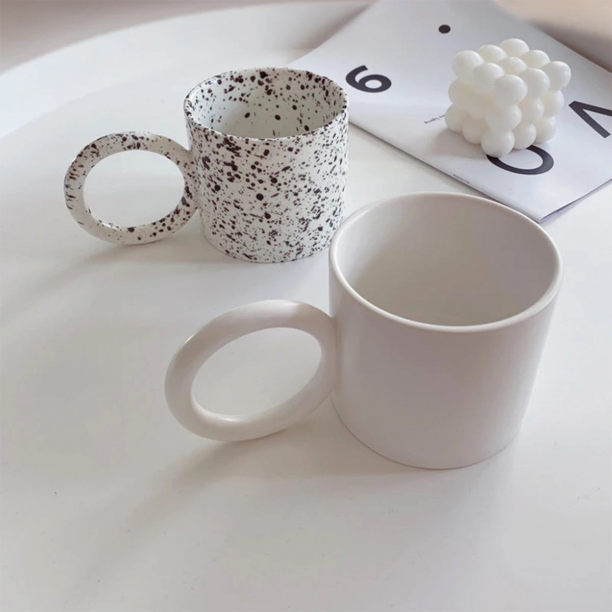 Grand Tasse Grip | Poignée Extra Large, Vaisselle Confortable