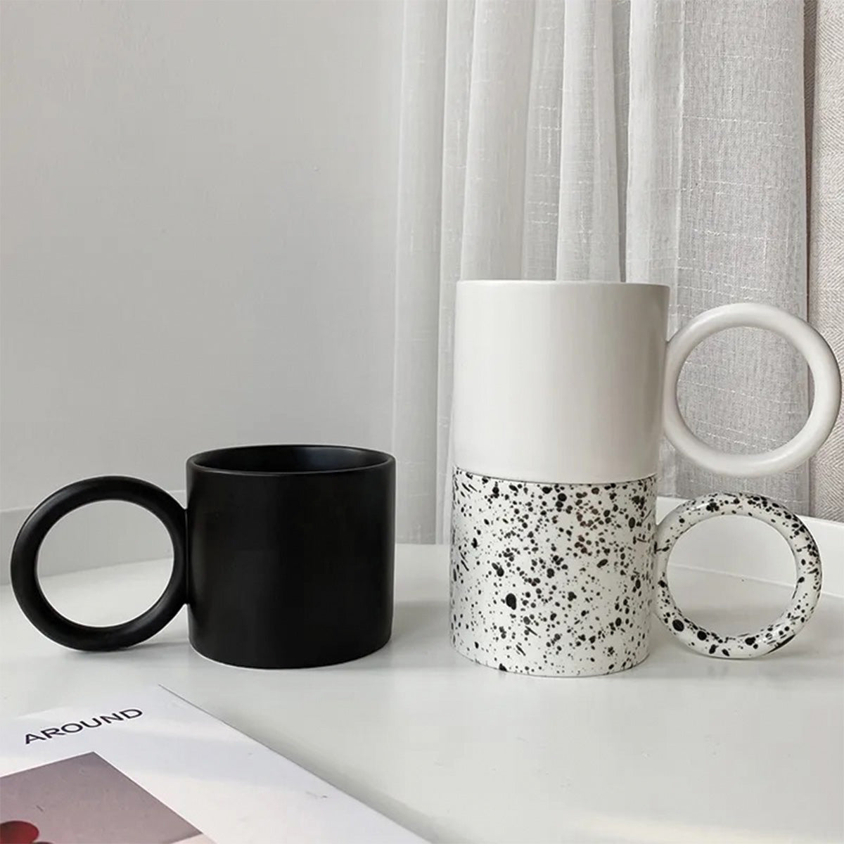 Grand Tasse Grip | Poignée Extra Large, Vaisselle Confortable