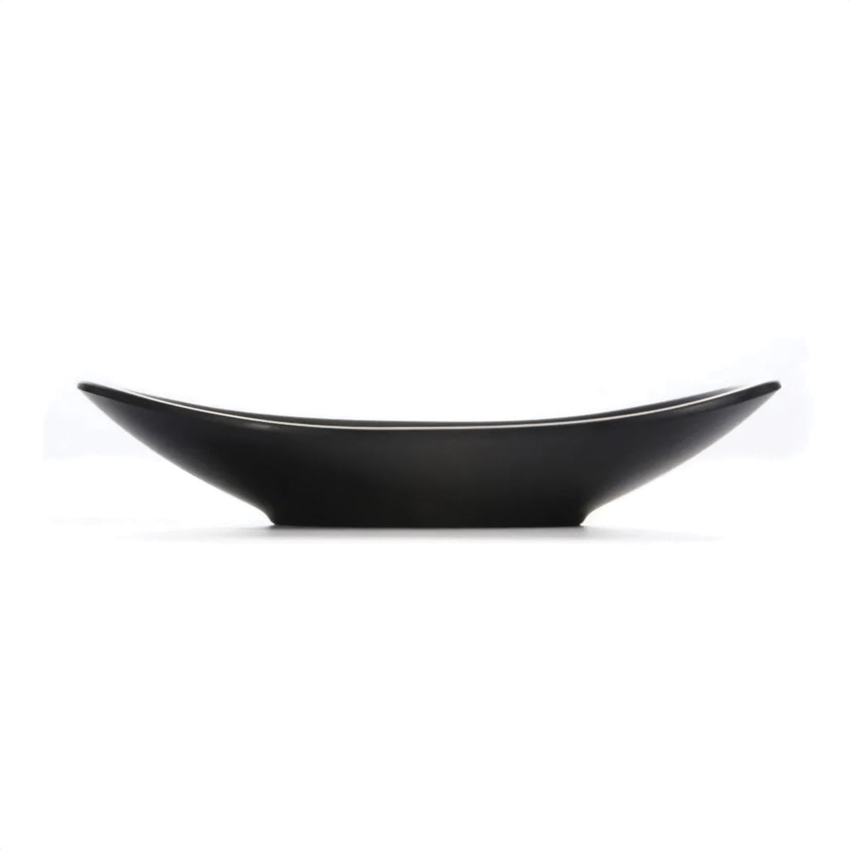 Bol Ovale Noir | Vaisselle Moderne pour un Repas Élégant