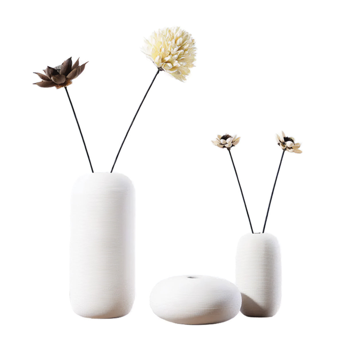 Vases en céramique faits à la main | Décorations élégantes pour la maison