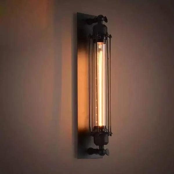 Applique murale vintage | Industrielle E27 LED, fer noir