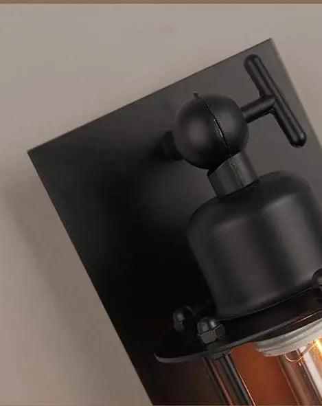 Applique murale vintage | Industrielle E27 LED, fer noir