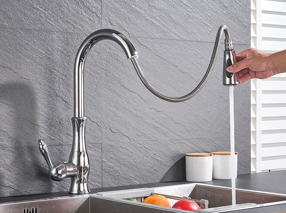Robinet de cuisine escamotable Anton | Fonctionnalité élégante et design moderne