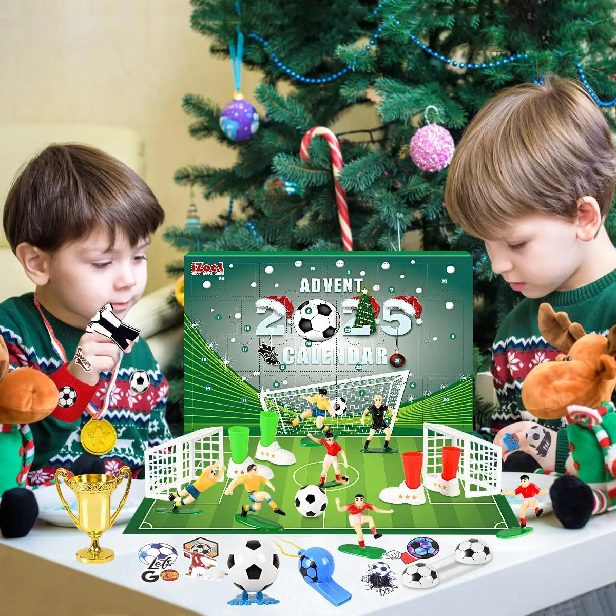 Calendrier de l'Avent football pour enfants | GIF captivant 1