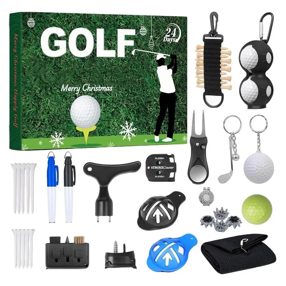 Calendrier de l'Avent pour les amateurs de golf | Accessoires de golf quotidiens | Interactif 0