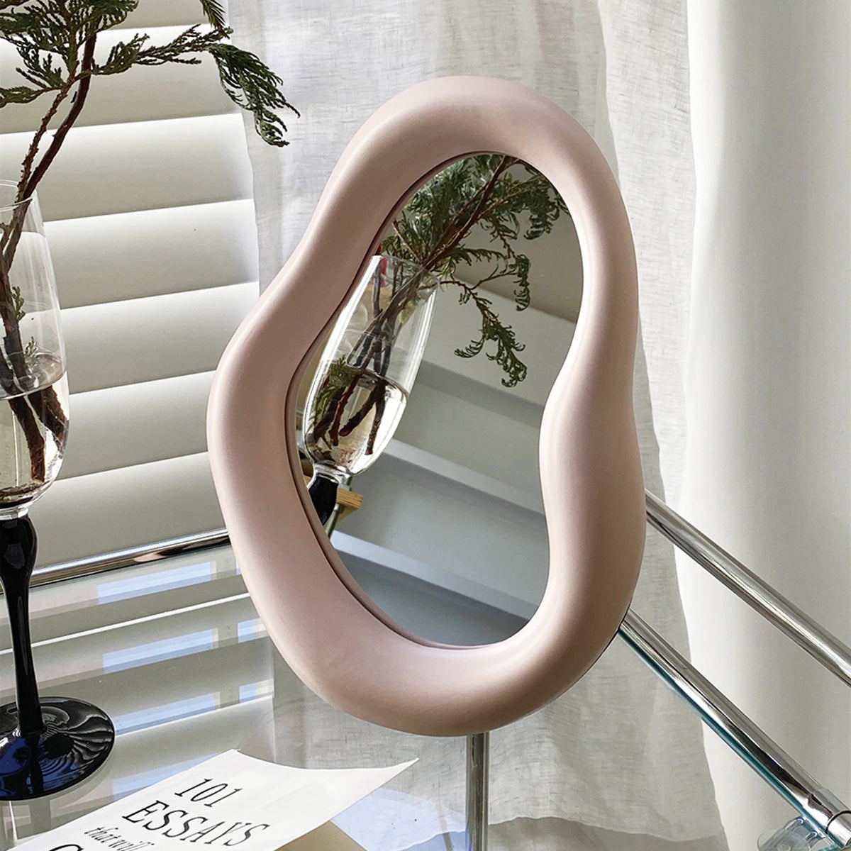 Miroir de table épais | Design élégant et moderne pour tous les espaces