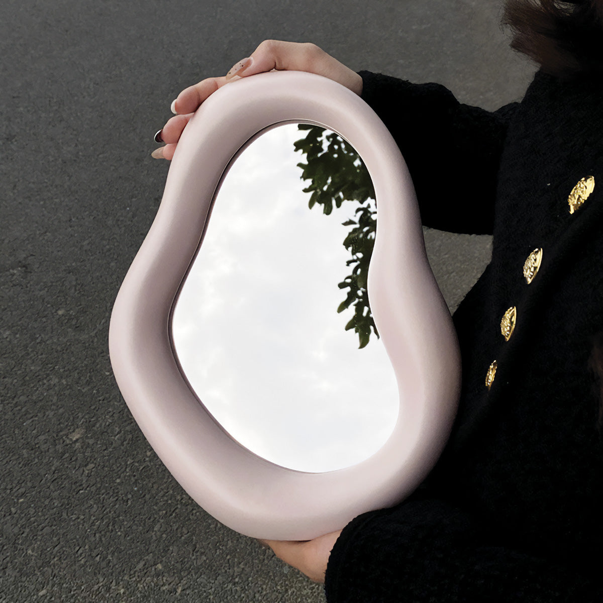 Miroir de table épais | Design élégant et moderne pour tous les espaces