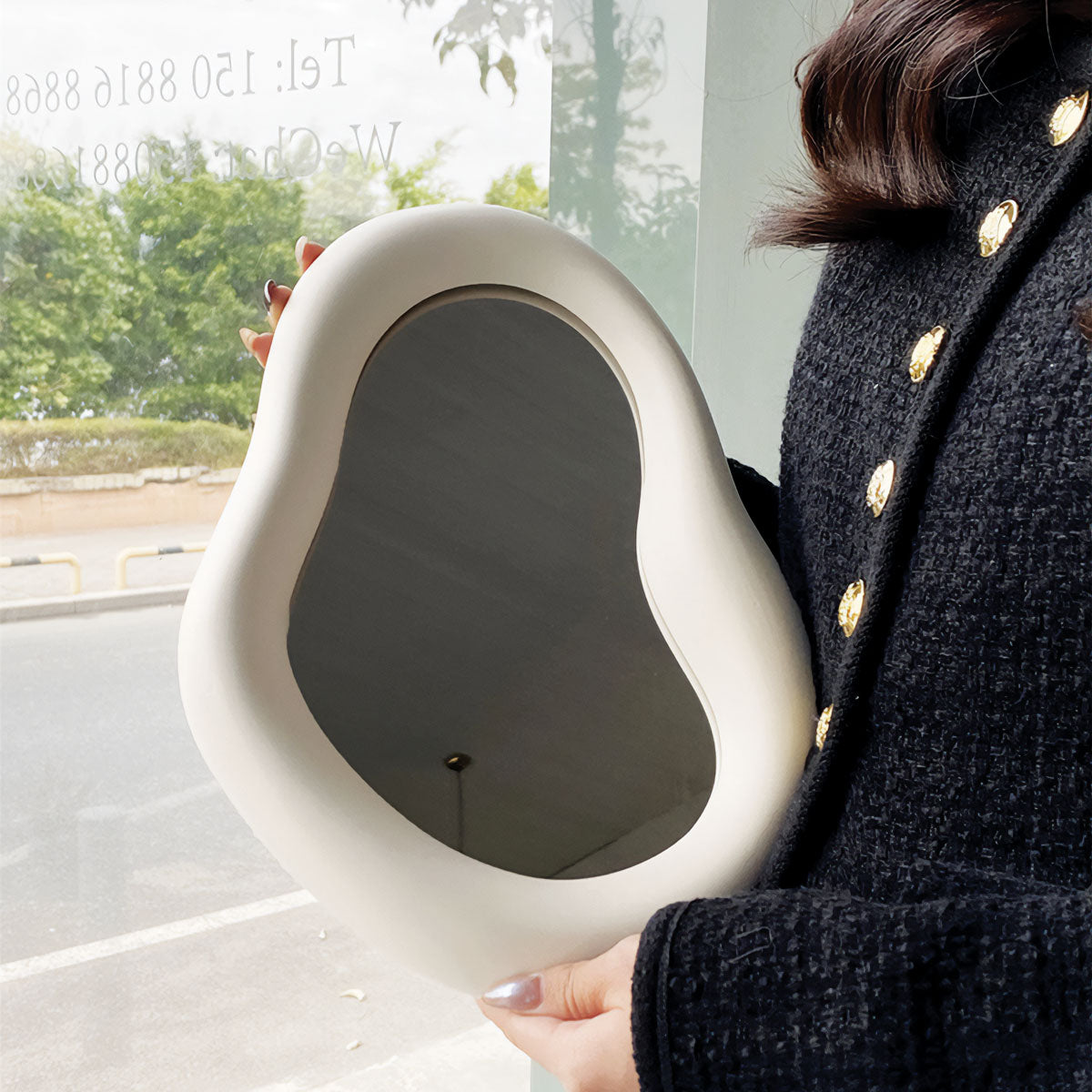 Miroir de table épais | Design élégant et moderne pour tous les espaces