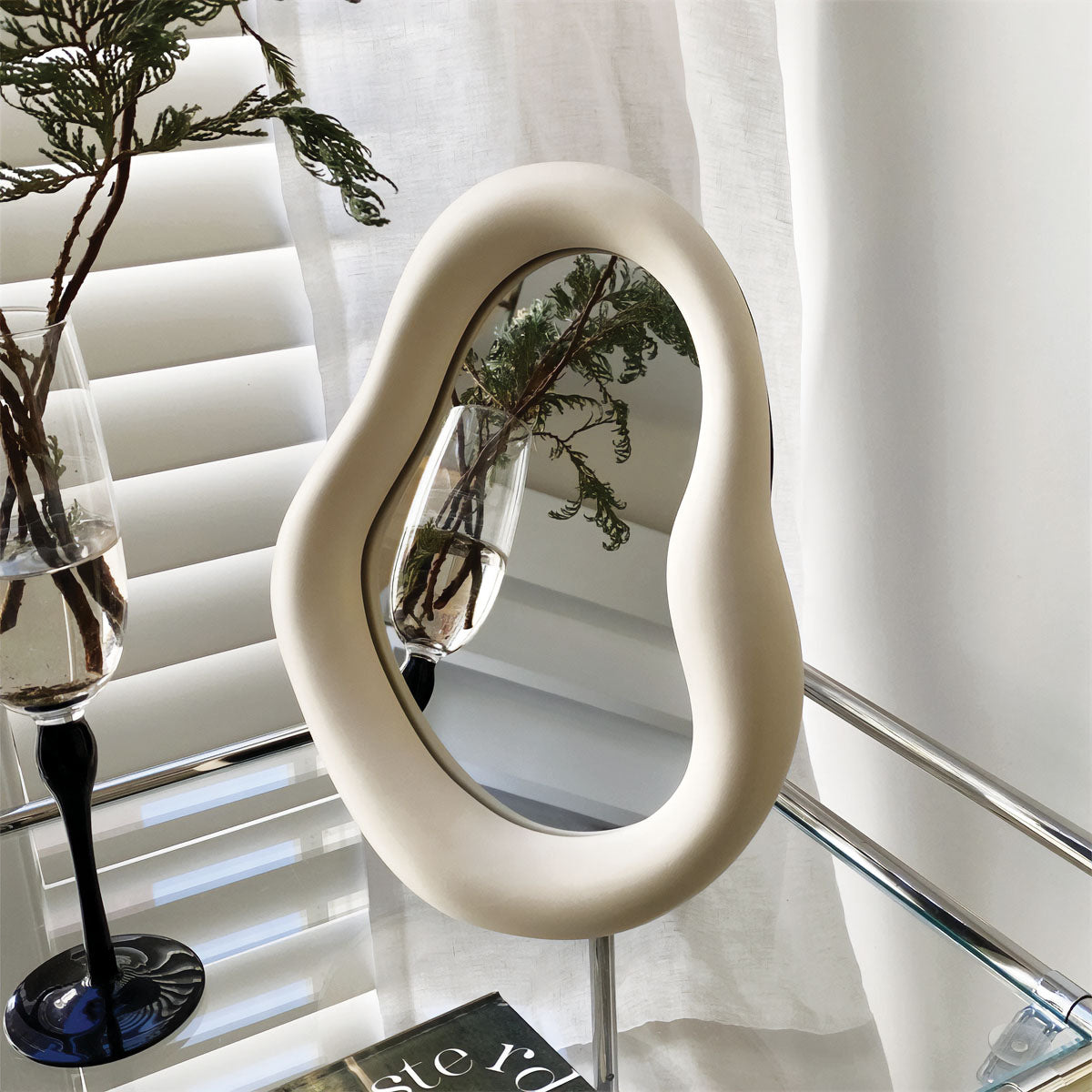 Miroir de table épais | Design élégant et moderne pour tous les espaces