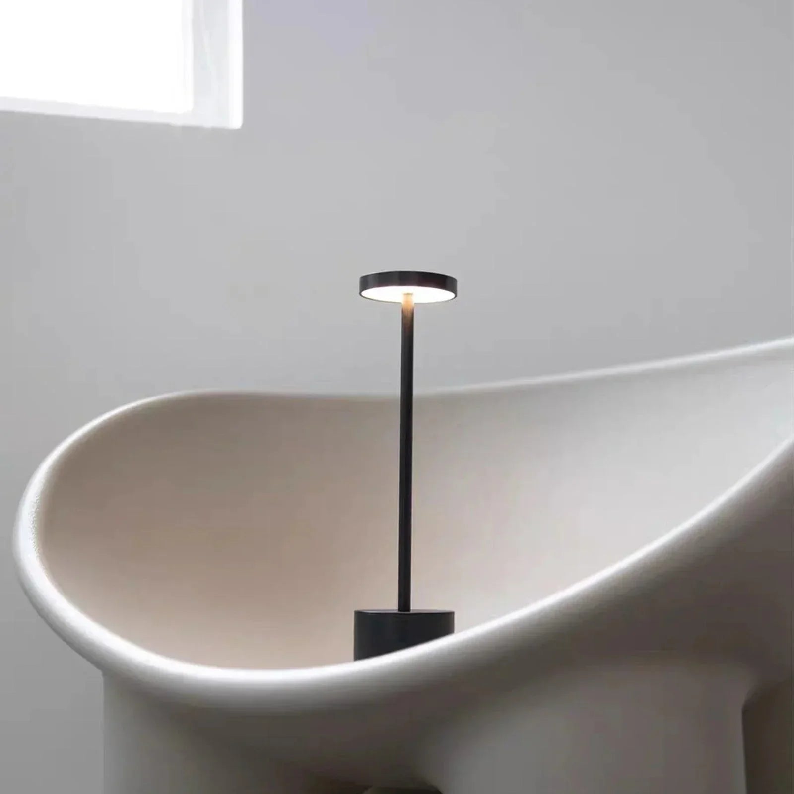 Lampe de bureau LoraGlow | Métal, LED, Dimmable, Rechargeable USB