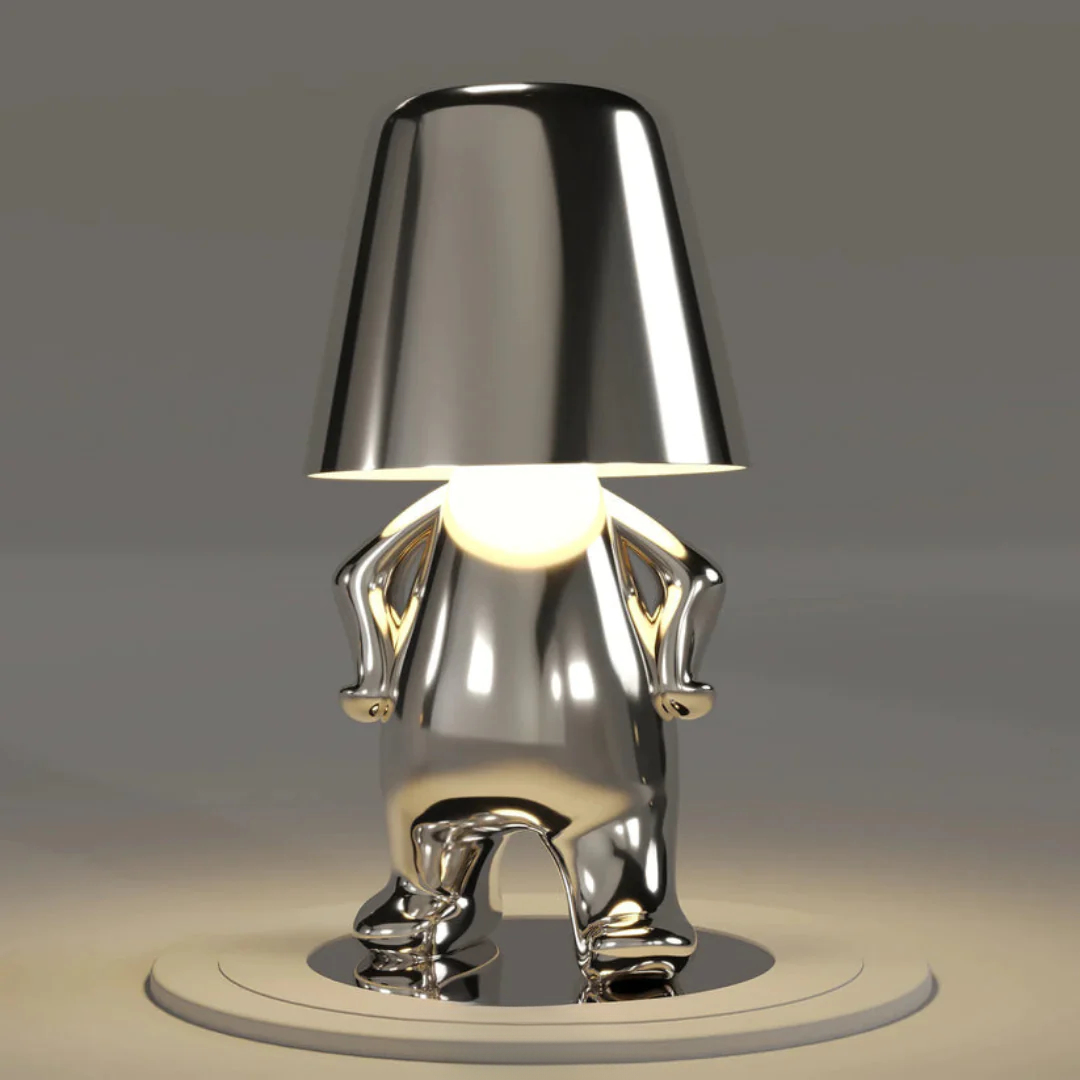 Lampes de table rechargeables USB dorées | Lampes en résine à intensité variable
