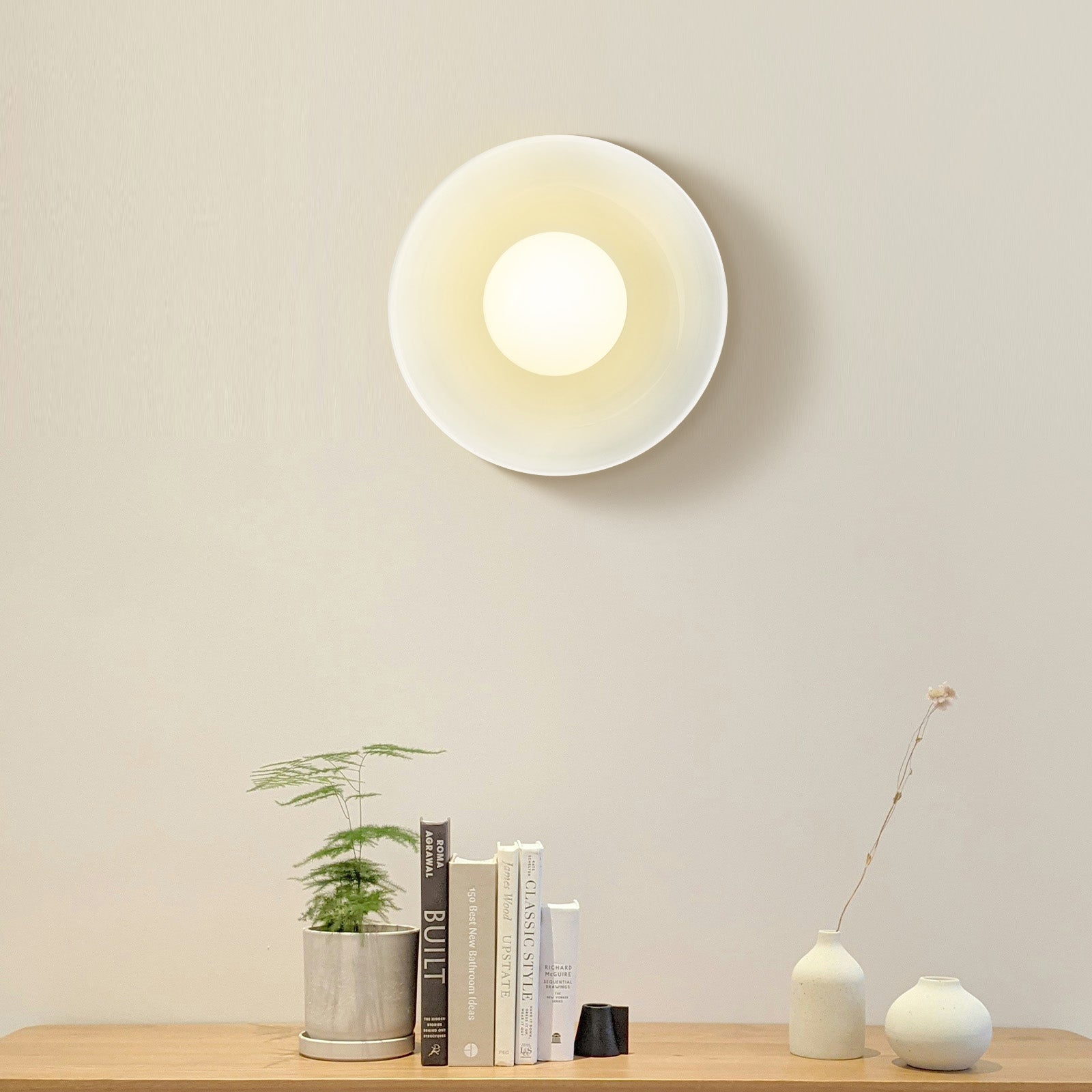 CeramiBlue - Appliques Murales en Céramique | Éclairage mural minimaliste en bleu moderne
