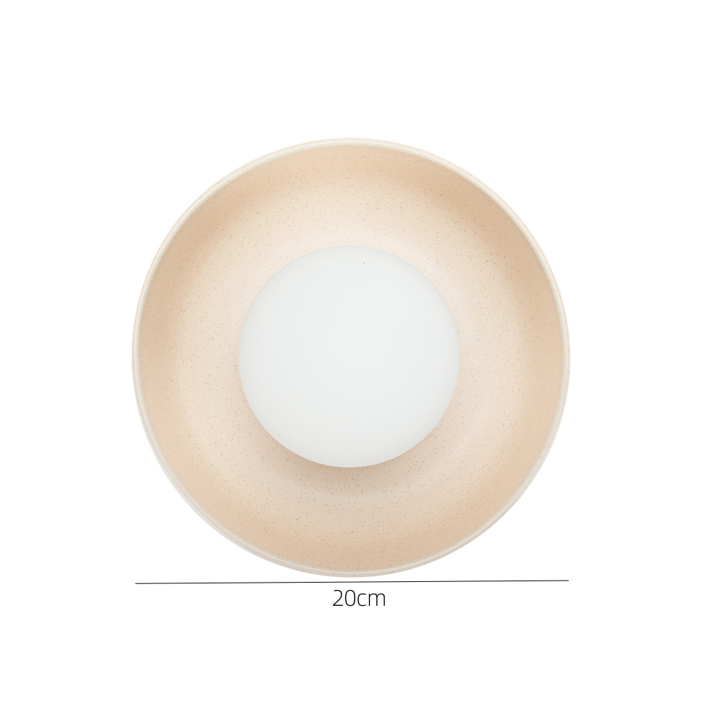 CeramiLux - Applique Murale Ronde | Design élégant en céramique émaillée