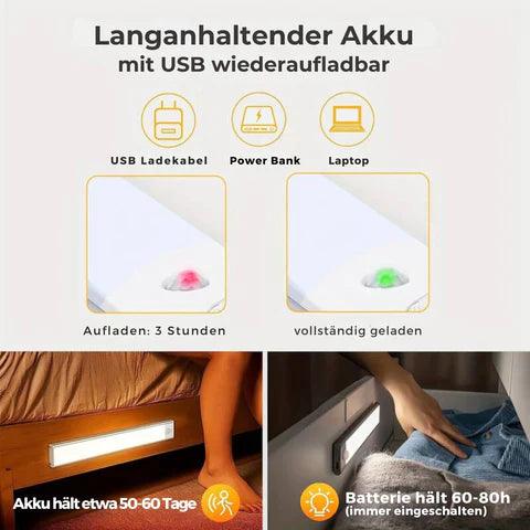 Lampe LED USB avec mode détecteur | Éclairage écoénergétique avec réglage automatique