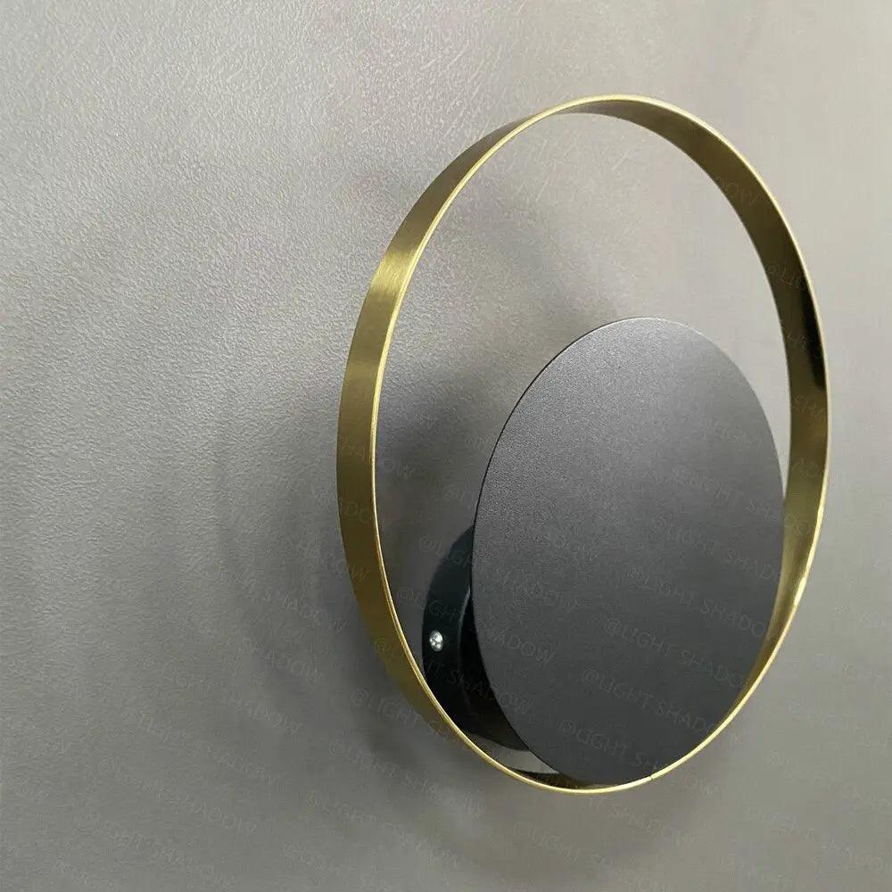 Luminaires muraux nordiques en or et noir | Design en métal câblé, LED G9, abat-jour orientable vers le haut et vers le bas