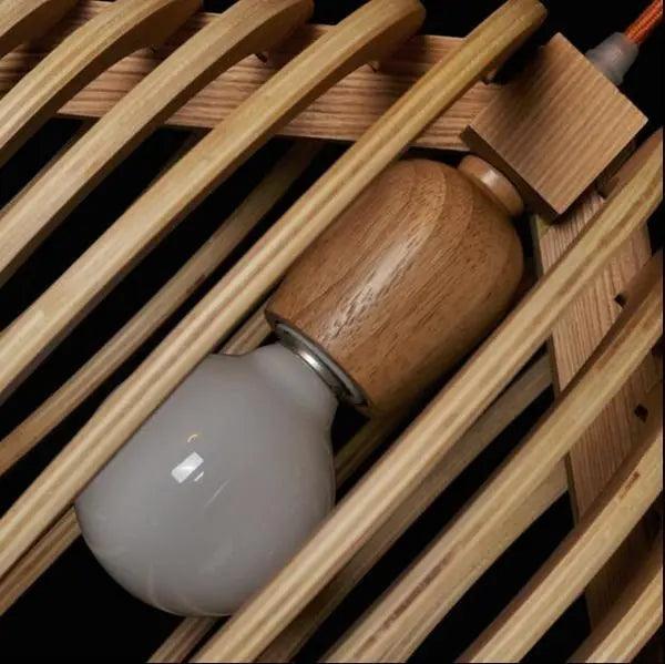 Pendentif en Bois Moderne | Collection Lumière