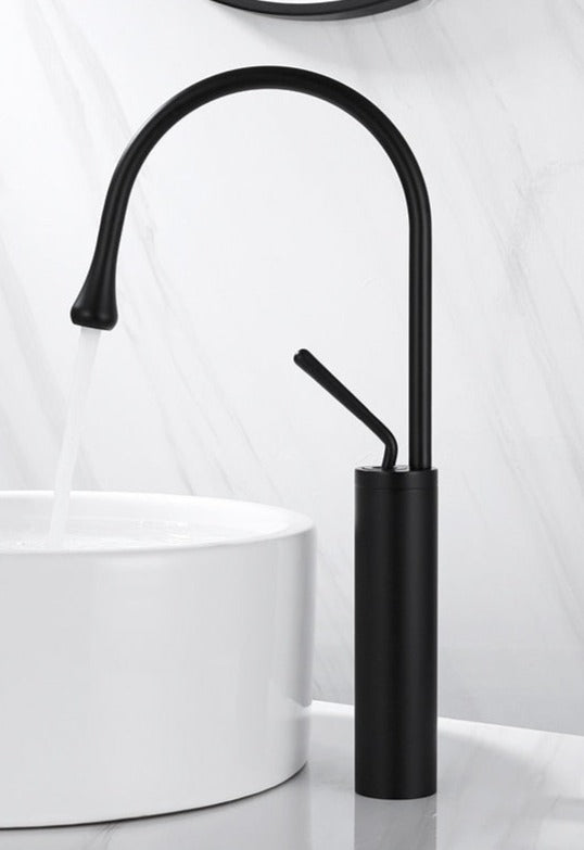 Robinet de lavabo de salle de bain style goutte | Design moderne élégant et fonctionnalité