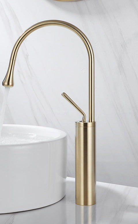 Robinet de lavabo de salle de bain style goutte | Design moderne élégant et fonctionnalité