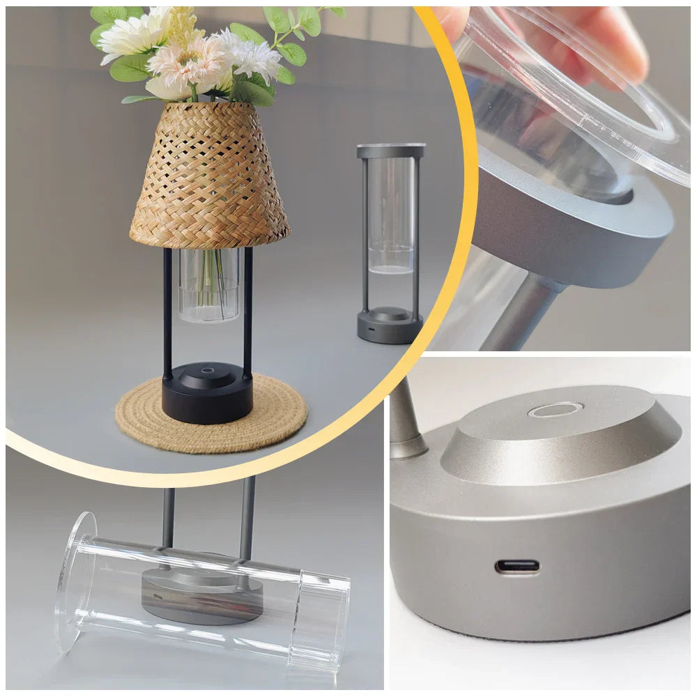 TrioGlow - Lampe de Table Élégante