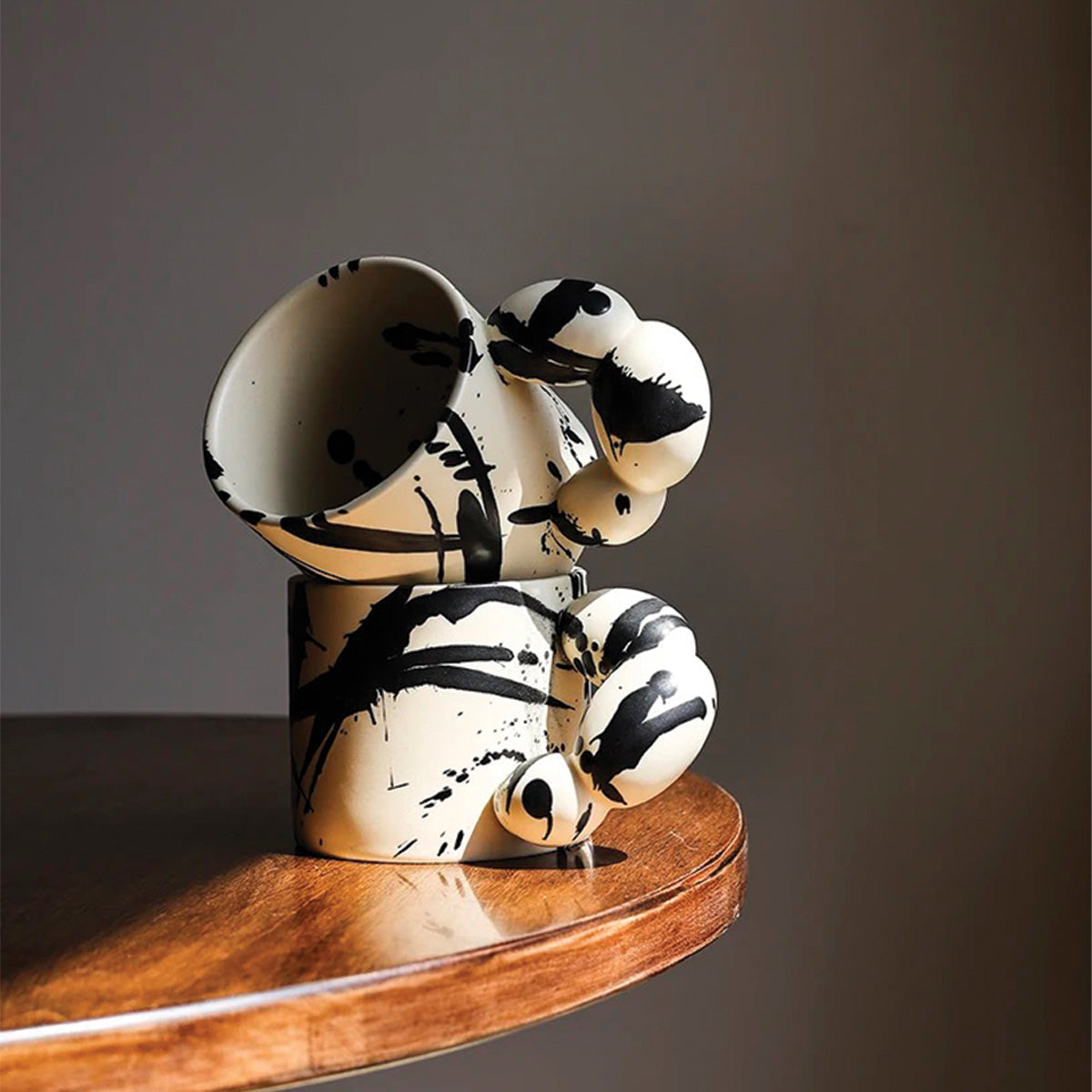Tasse en céramique Splash Ink | Design artistique, céramique durable, parfaite pour le café et le thé