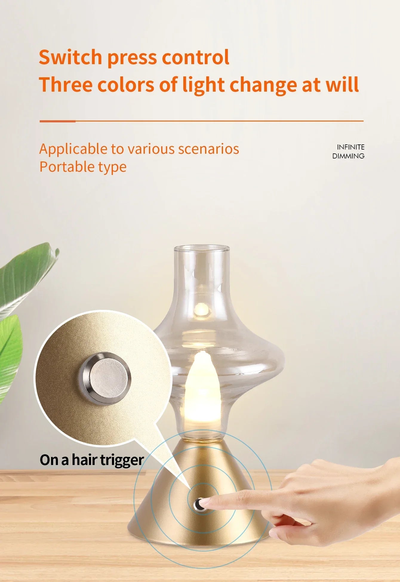 NordicMuse - Lampe de table romantique