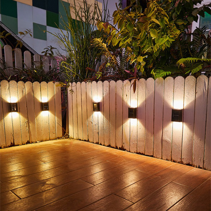 Lumières murales solaires à LED | Éclairage de jardin automatique étanche