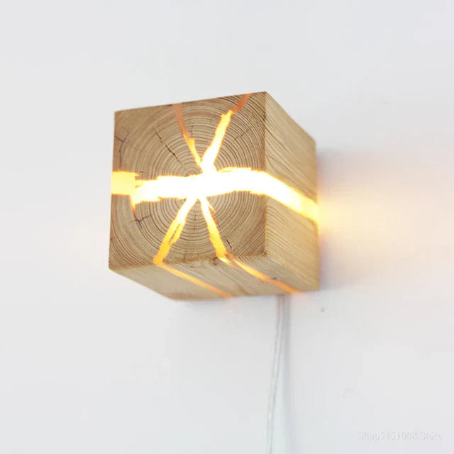 SolidWood - Applique murale Cube Craft